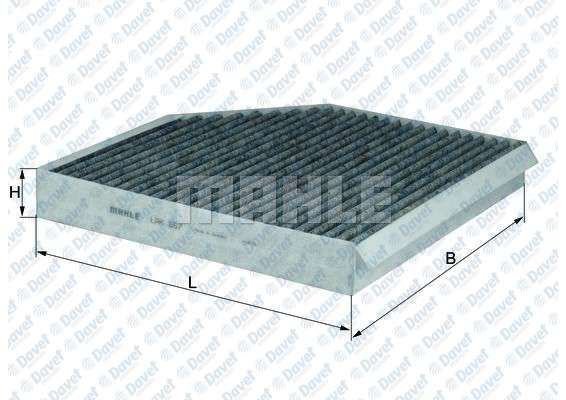 MAHLE LAK667 Polen Filtresi A6 A8 10->18